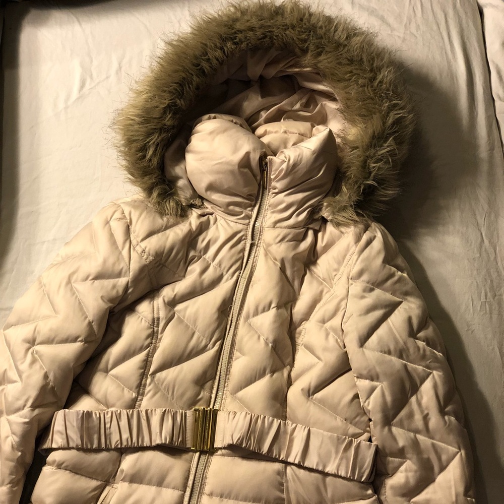 Winter puffer, waist length jacket.